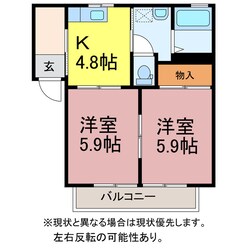 プランドールソシアの物件間取画像